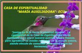 CASA DE ESPIRITUALIDAD                                  “MARÍA AUXILIADORA”- ECU