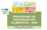 COMPRA INSTITUCIONAL  BRASÍLIA - Maio de 2013