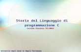 Storia del Linguaggio di programmazione C Cervone Vincenzo TEC/0054