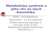 Metabolický syndrom a jeho vliv na sluch Kazuistika