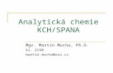 Analytická chemie KCH/SPANA
