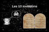 Les 10 invitations
