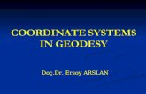 COORDINATE SYSTEMS  IN GEODESY