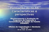 Formação do GLAS Características e perspectivas