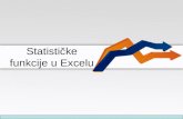 Statističke funkcije u Excelu