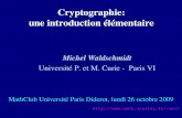 Cryptographie: une introduction élémentaire