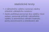 statistické testy