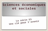 Sciences économiques et sociales
