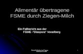 Alimentär übertragene FSME durch Ziegen-Milch