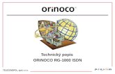 Technický popis  ORiNOCO RG -1000 ISDN