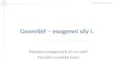 Georeliéf – exogenní síly I.