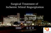 Surgical Treatment of  Ischemic Mitral Regurgitation