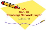 Bab 10 Teknologi Network Layer