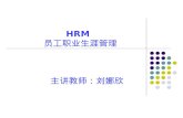 HRM 员工职业生涯管理