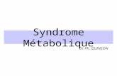 Syndrome Métabolique