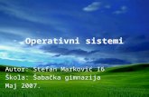 Operativni sistem i