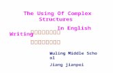 The Using Of Complex Structures                In English Writing