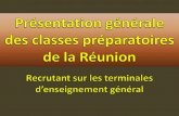 Présentation générale des classes préparatoires de la Réunion