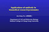 Applications of antibody in  biomedical research/proteomics