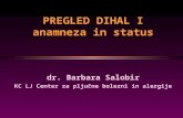 PREGLED DIHAL I anamneza in status