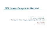 PPI team Progress Report