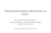 Vývoj  elektročásti  mikroturbín na ČVUT