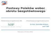 Postawy Polaków wobec obrotu bezgotówkowego