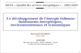 Le développement de l'énergie éolienne: fondements énergétiques, environnementaux et économiques
