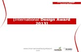 [International  Design Award 2013]