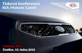 Tisková konference  KIA Motors Czech