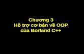 Chương 3 Hỗ trợ cơ bản về OOP của Borland C++