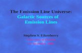 The Emission Line Universe:  Galactic Sources of      Emission Lines