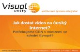 Jak dosta t  video na  český Internet?