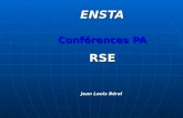 ENSTA Conférences PA RSE Jean Louis  Béral