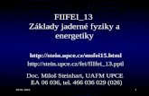 FIIFEI_ 1 3  Základy jaderné fyziky a energetiky