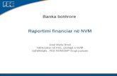 Banka botërore  Raportimi financiar në NVM José Maria Bové Nënkryetar në FEE, çështjet e NVM
