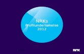 NRKs  Profilundersøkelse 2012