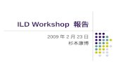 ILD Workshop  報告