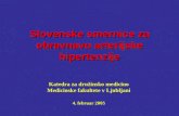 Slovenske smernice za obravnavo arterijske hipertenzije