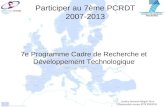 Participer au 7ème PCRDT 2007-2013