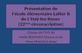 Présentation de  l’école élémentaire Lallier B  de L’Haÿ-les-Roses  (22 ème  circonscription )