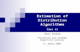 Estimation of Distribution Algorithms Část II