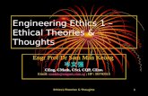 Engineering Ethics 1 – Ethical Theories & Thoughts