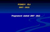 FONDY   EU 2007 - 2013