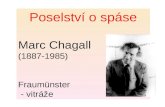 Poselství o spáse Marc Chagall (1887-1985) Fraumünster  - vitráže