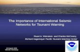 The Importance of International Seismic Networks for Tsunami Warning