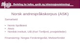 Norsk andrespråkskorpus (ASK)