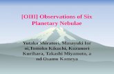 [OIII] Observations of Six Planetary Nebulae