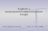 Engleski u bosanskom/hrvatskom/srpskom trouglu