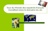 Tour du Monde des expatriés français travaillant dans le domaine du vin